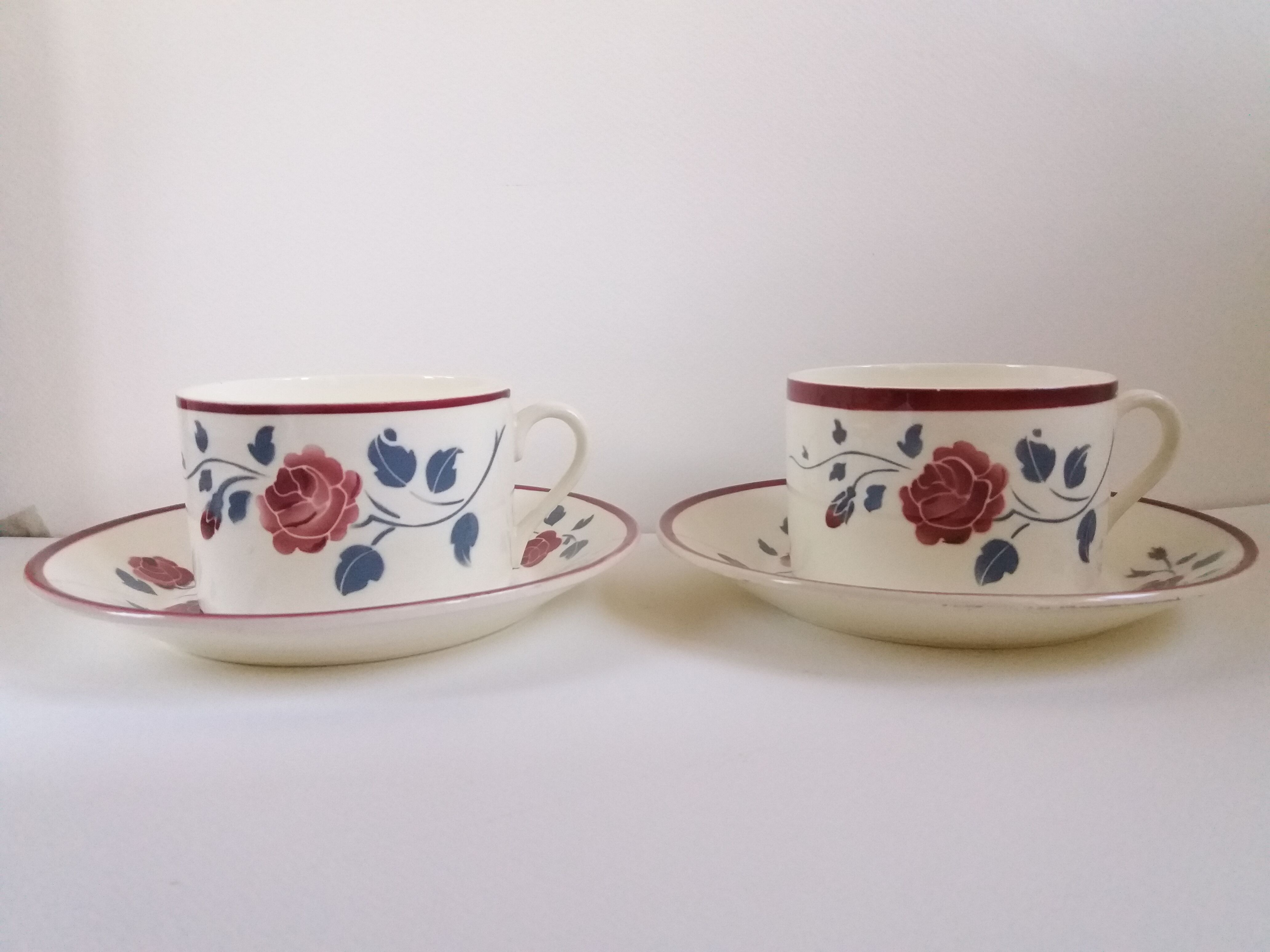 Pair of breakfast cups