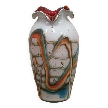 Blown glass vase