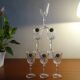 6 glasses white wine Cristal d'Arques JG Durand Villiers 7 cl size Beaulieu