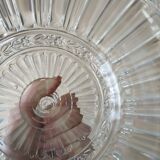 Cloche à fromage ancienne en verre