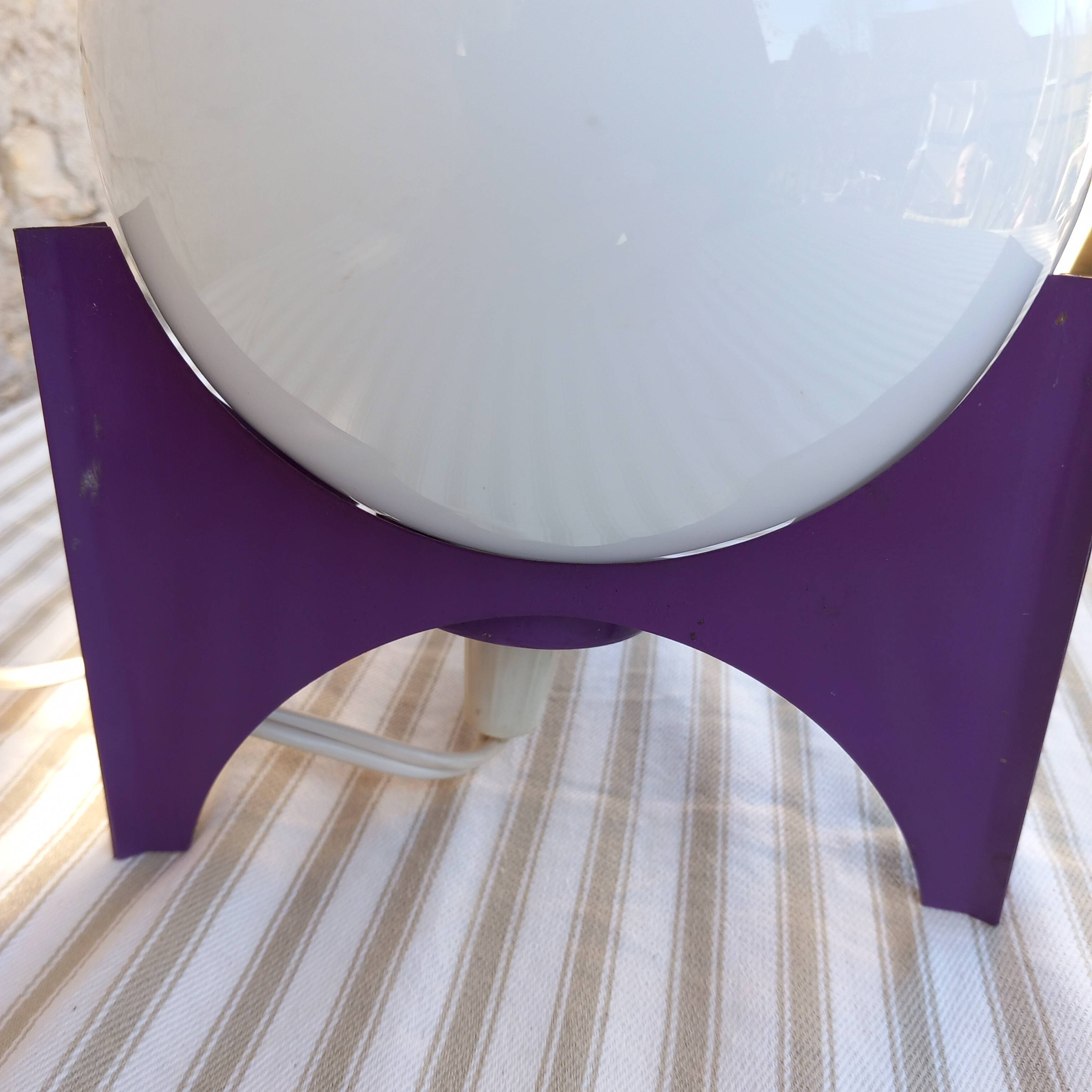 Space age table lamp from the 80s