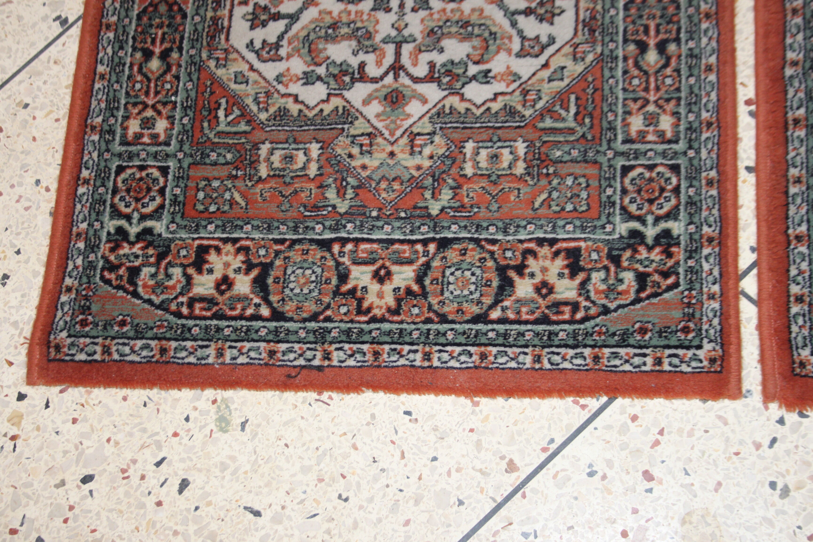 Pair Turkish carpets 120x60cm