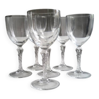Service de 6 verres à vin
