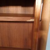 Vintage Danish Curved Teak Desk, 1960s