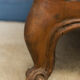 Walnut chest of drawers Louis XV style 3 drawers Bronze handles Mid-twentieth