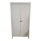 Vintage Parisian Armoire Painted in White