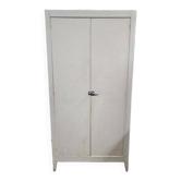 Armoire Parisienne Vintage Peinte En Blanc