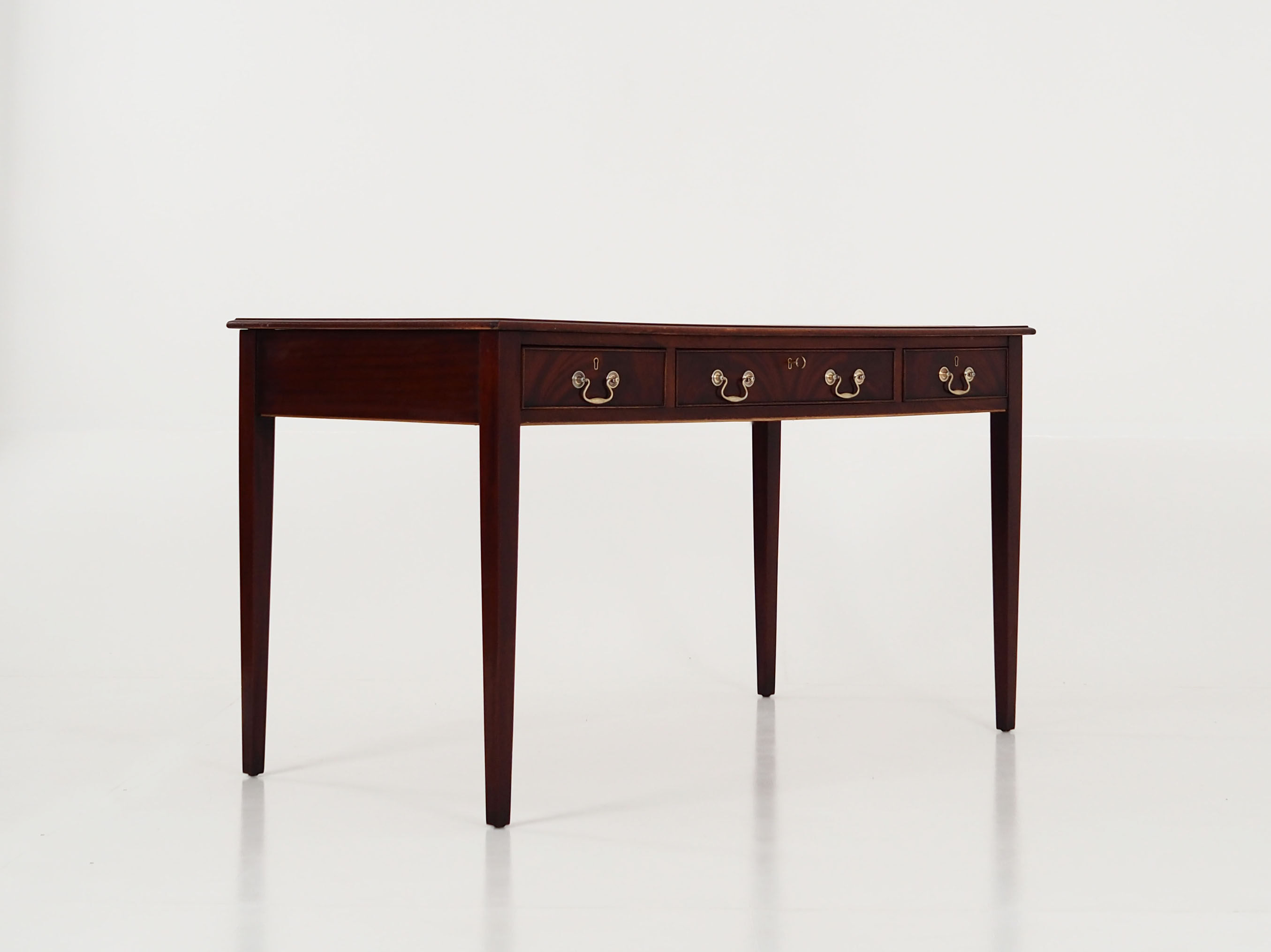 Mahogany desk scandinavian design of the 70s