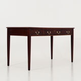 Mahogany desk scandinavian design of the 70s