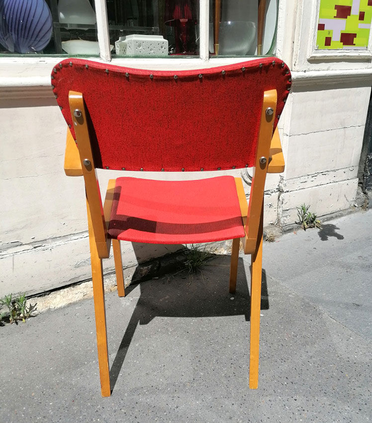 Scandinavian bridge armchair, 1950