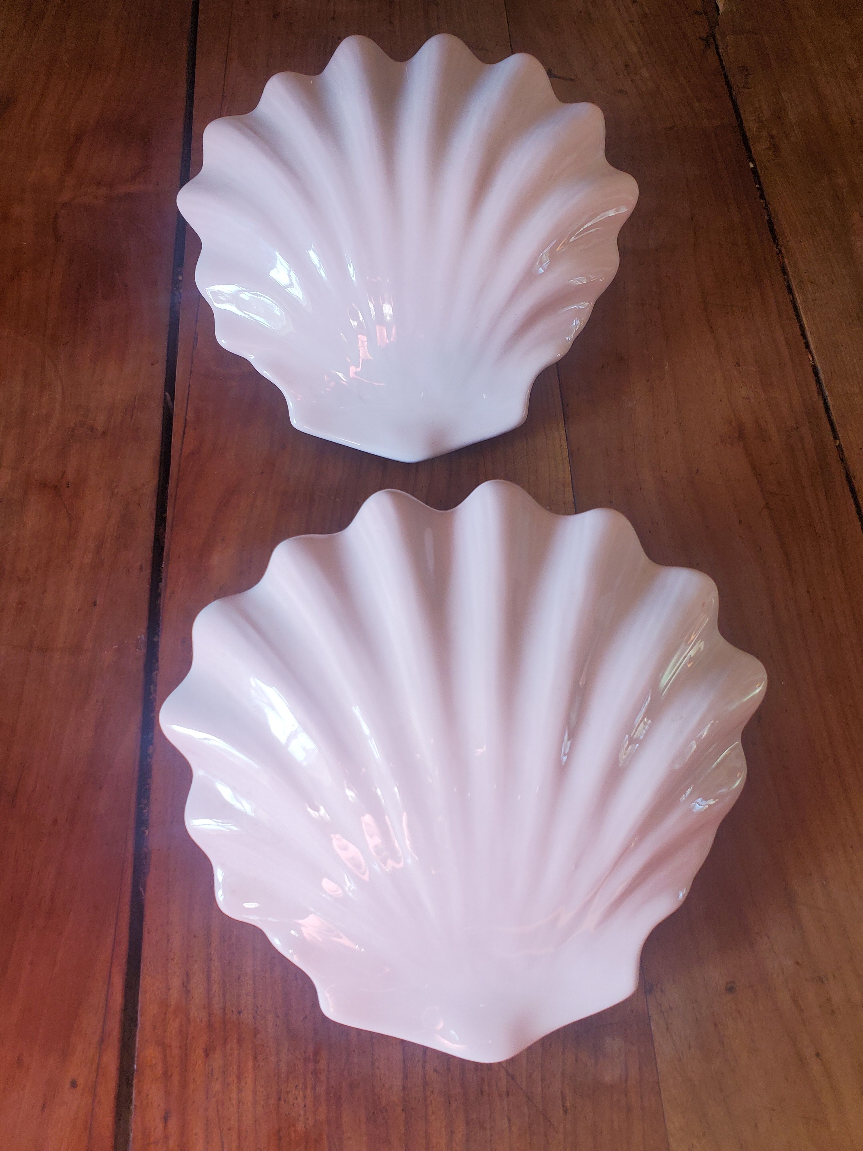 2 shell sconces