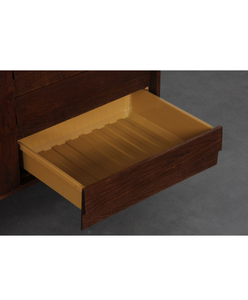 Large dark oak dresser by Jiri Jiroutek, U-460, 1960