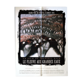 Original movie poster "The River with Great Waters" Fredéric Back