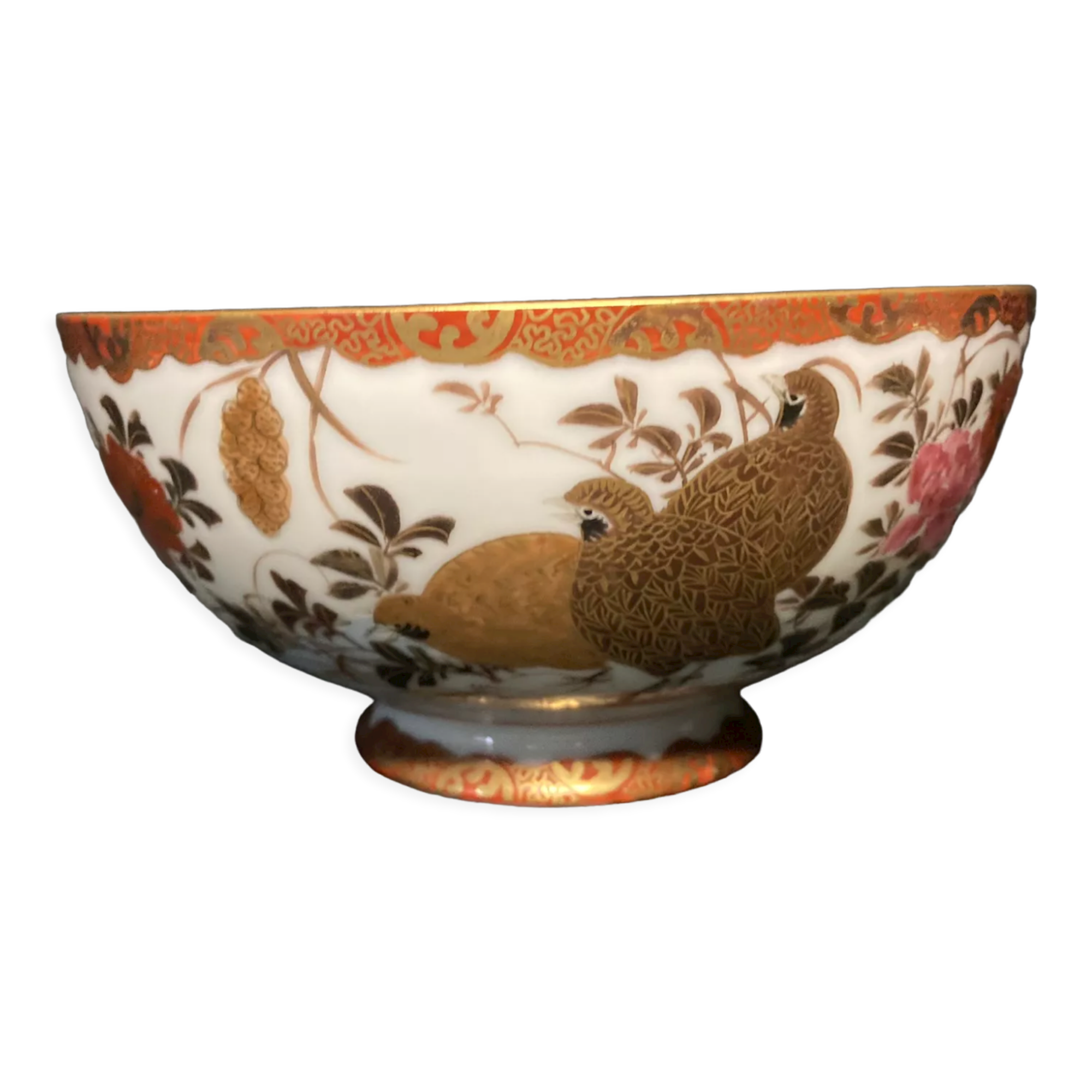2206277 China, porcelain bowl decorated with XXth partridge
