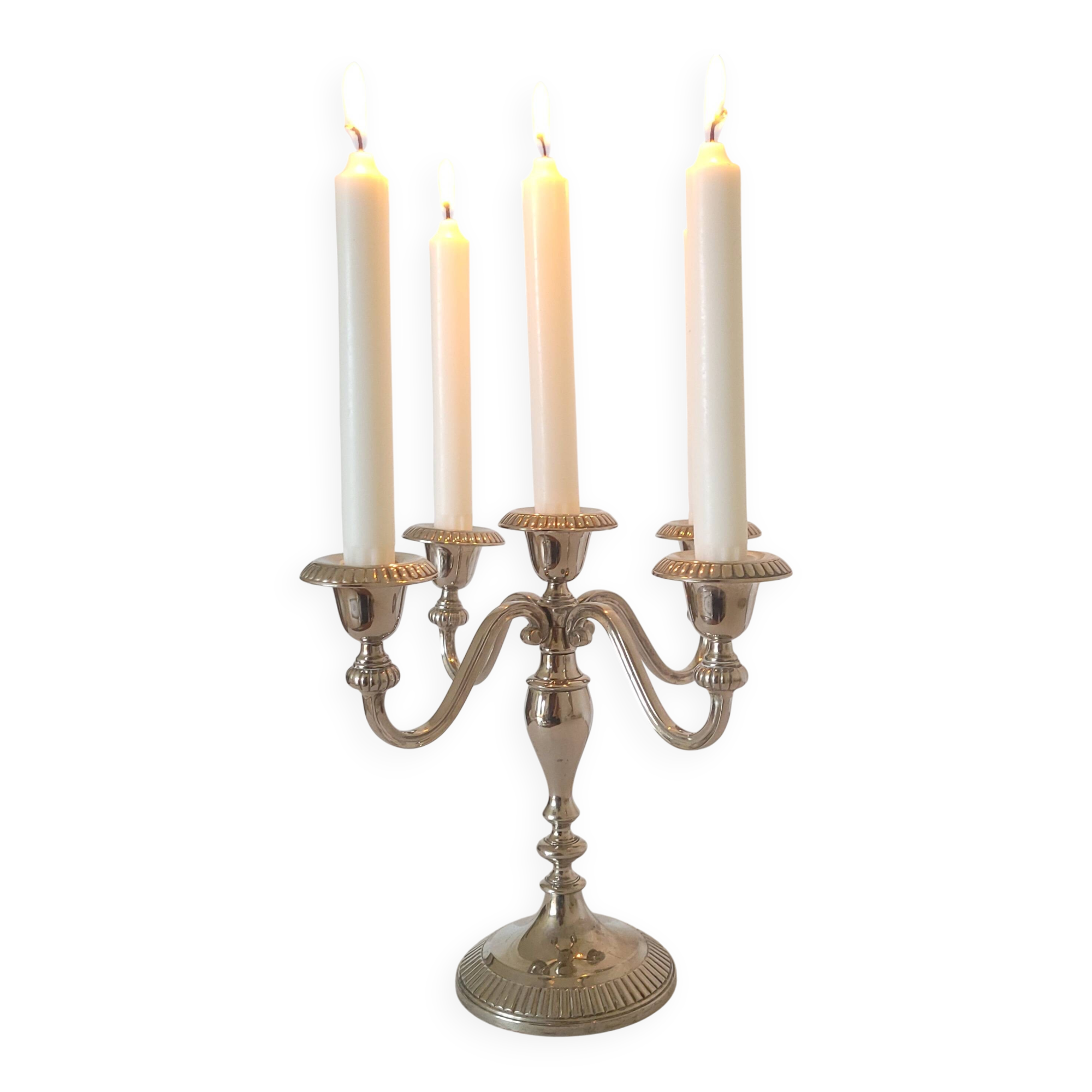 Vintage silver chandelier