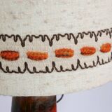 German Fat Lava ceramic floor lamp by Hülstadt Leuchten, 1960s