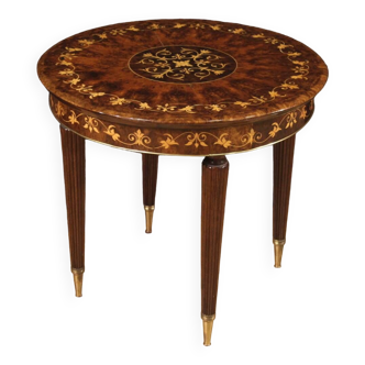 Table basse marquetée des années 1960