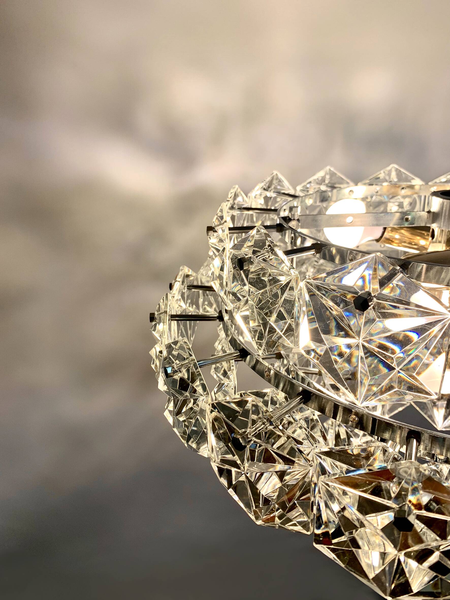 Kinkeldey 5-tier chandelier, 1960s