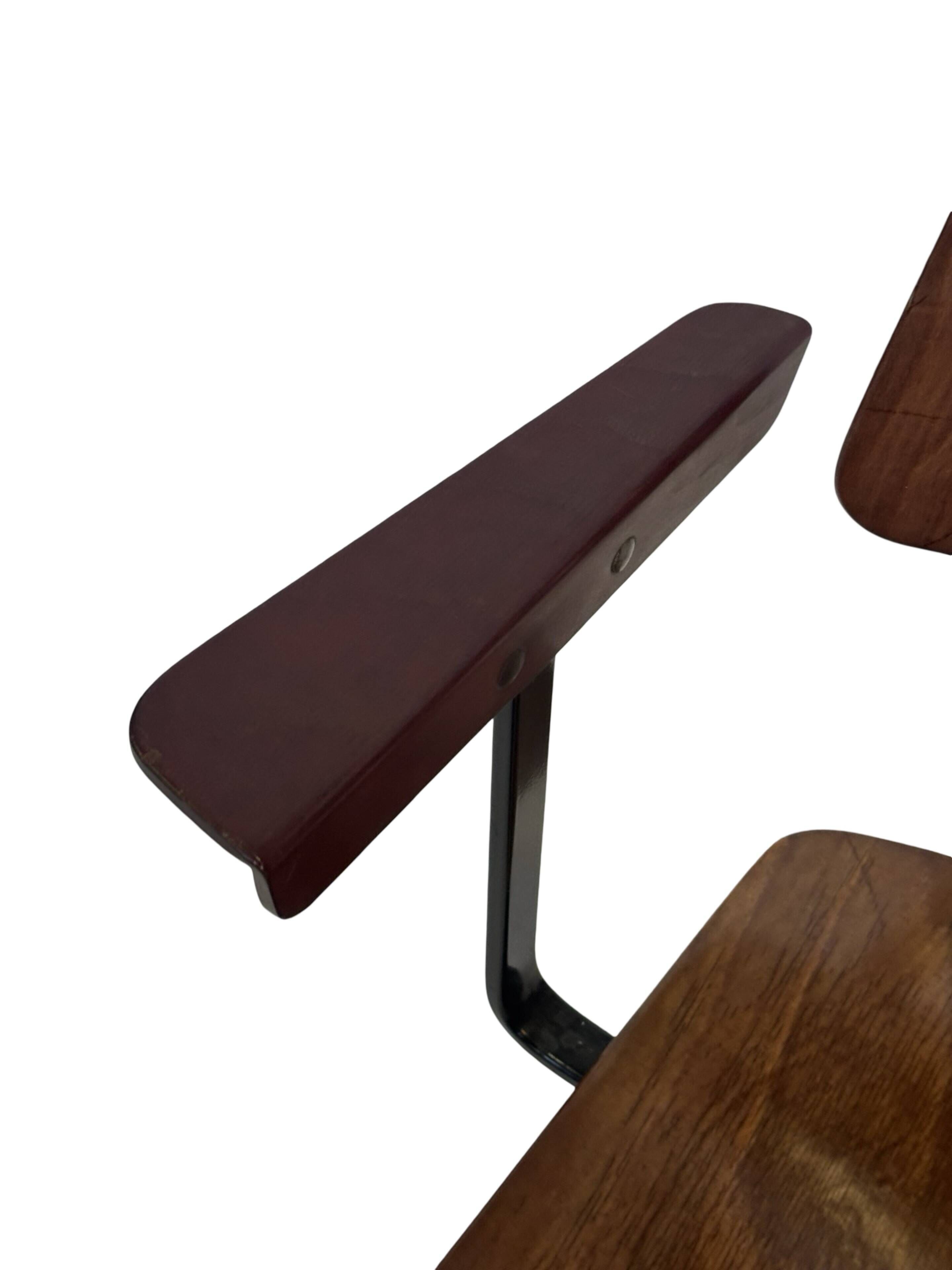 Vintage Galvanitas S16 chair with armrests, 1960 Netherlands Design
