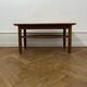 Table basse en chêne massif, travail français, années 1960