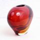 Murano glass heart vase