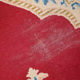 Vintage Persian Kerman handmade carpet 91cm x 152cm 1970s, 1C808