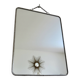 Old barber's mirror with chain, 1950s and 1960s