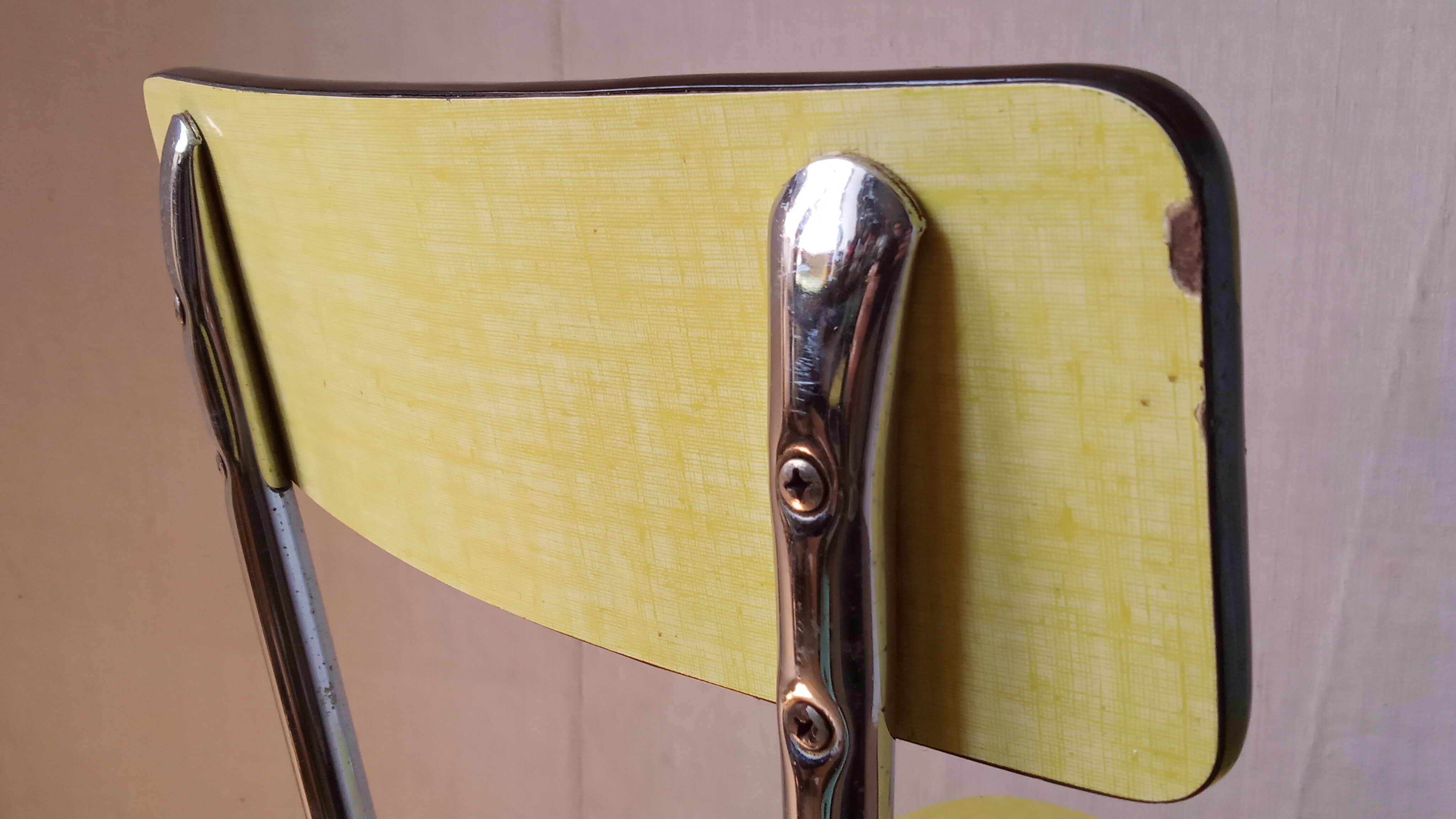 Pair of chairs in formica 1960