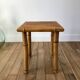 Tabouret en rotin et bambou vintage années 50-60