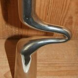 Design polished aluminum candlesticks