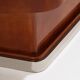 Jules Leleu cabinet in flame mahogany and nickel metal 1930