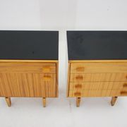 1960s Frantisek Mezulanik Pair of Chest of Drawers, Czechoslovakia