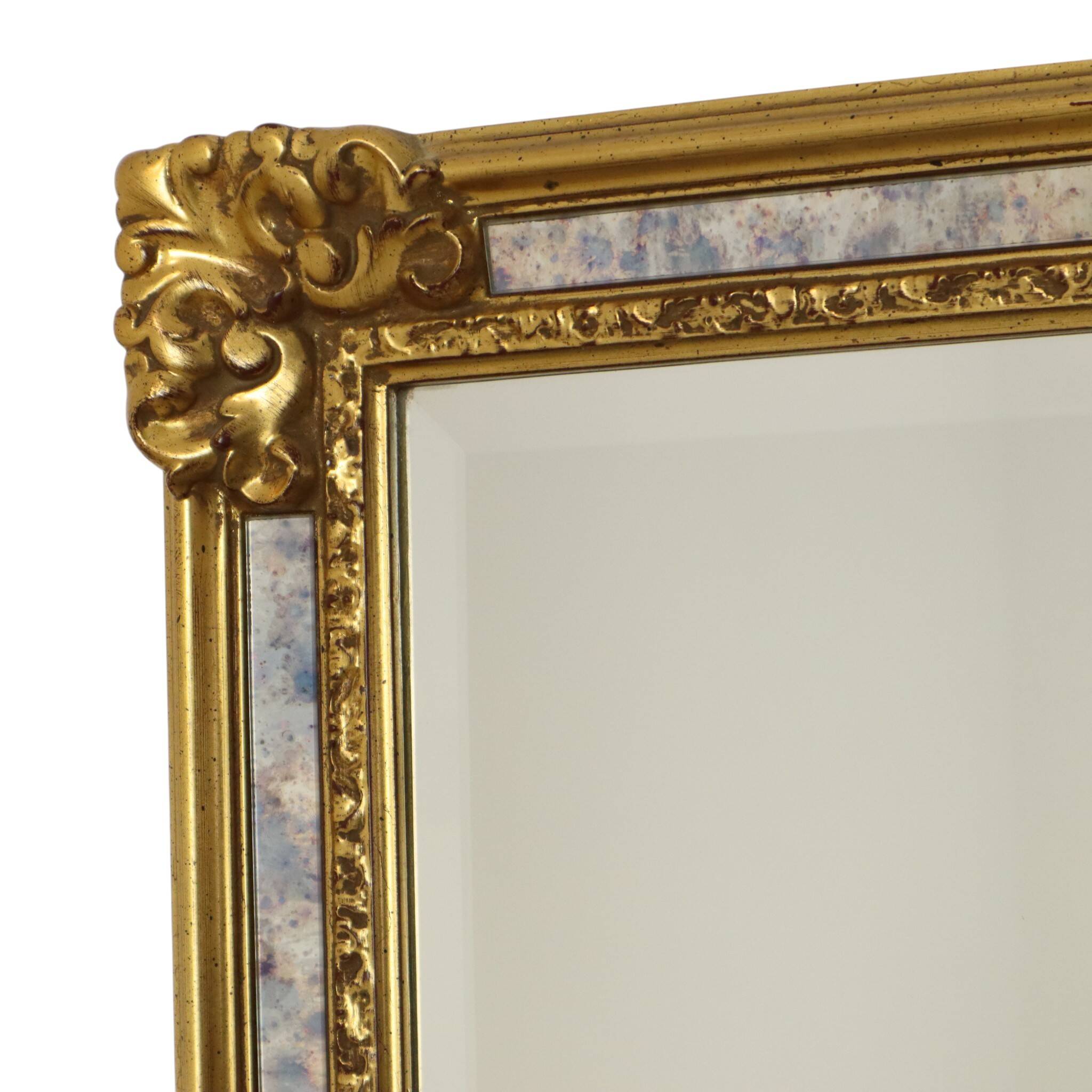 Miroir Deknudt à bords biseautés classiques, style baroque, 95 cm