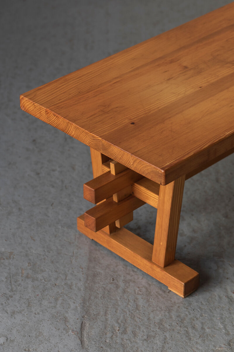 Dining set of 3 in solid oregon pine