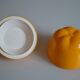 Vintage 70's yellow apple ice bucket or ice cubes