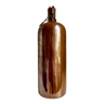 Brown glazed stoneware bottle