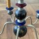 Lustre baroque Vintage 5 branches Bois+Métal