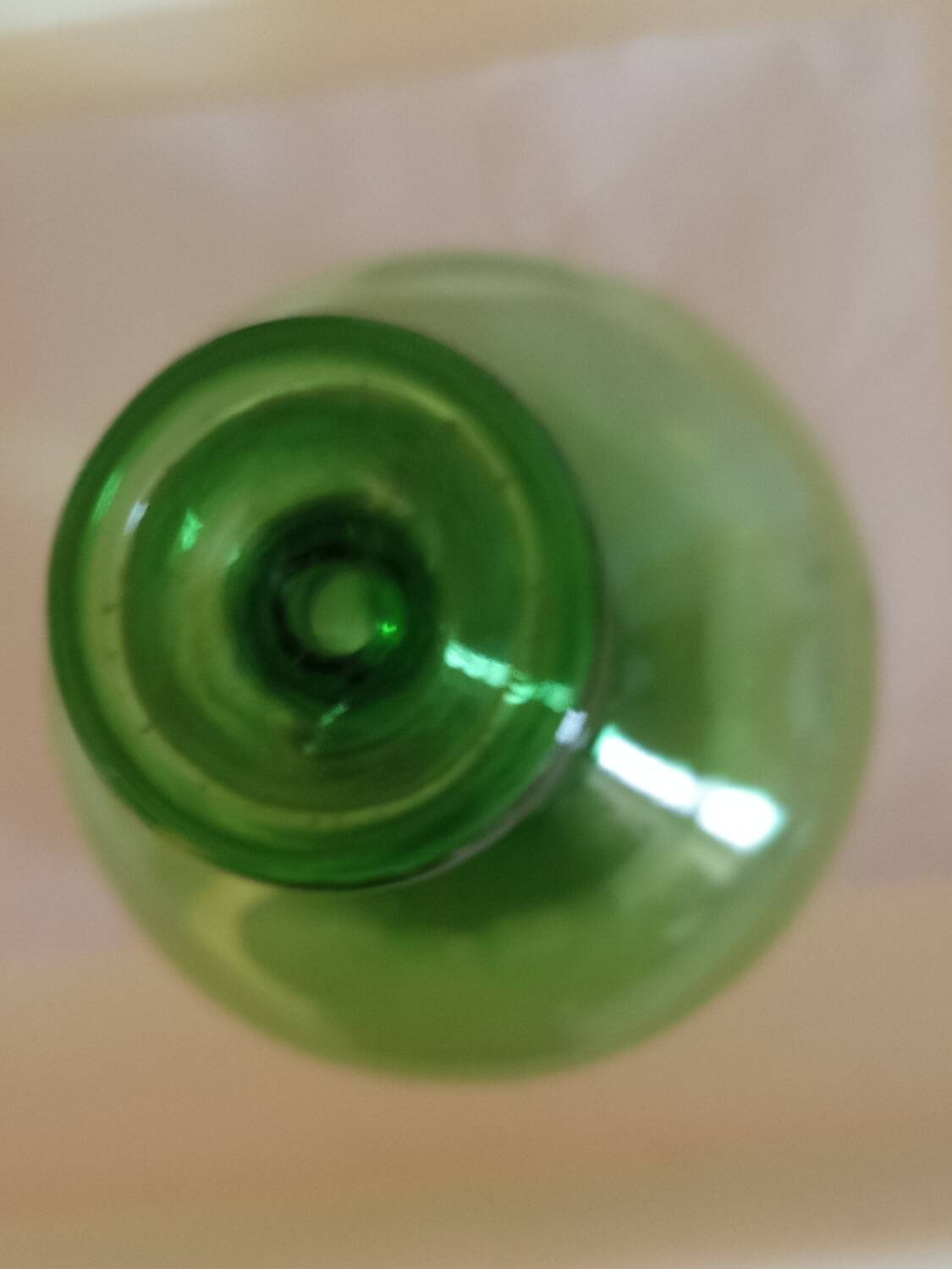 Carafe en verre soufflé