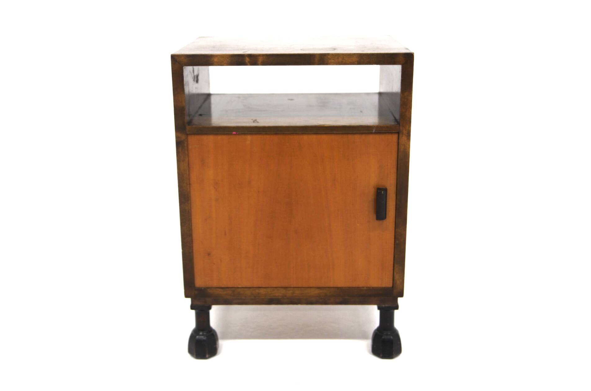 Birch bedside table, Axel Larsson for Bodafors, Sweden, 1960