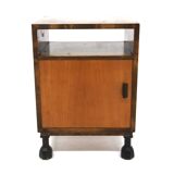 Birch bedside table, Axel Larsson for Bodafors, Sweden, 1960