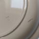 Grand plat creux Badonviller art déco