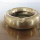 Round brass ashtray 60s 70s