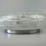 60s 70s ceiling lamp Plafoniere Ice Glass Doria Germany Space Age Design