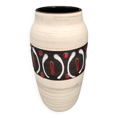 Vase Vintage Scheurich 242-22 – Céramique West Germany – Années 60/70