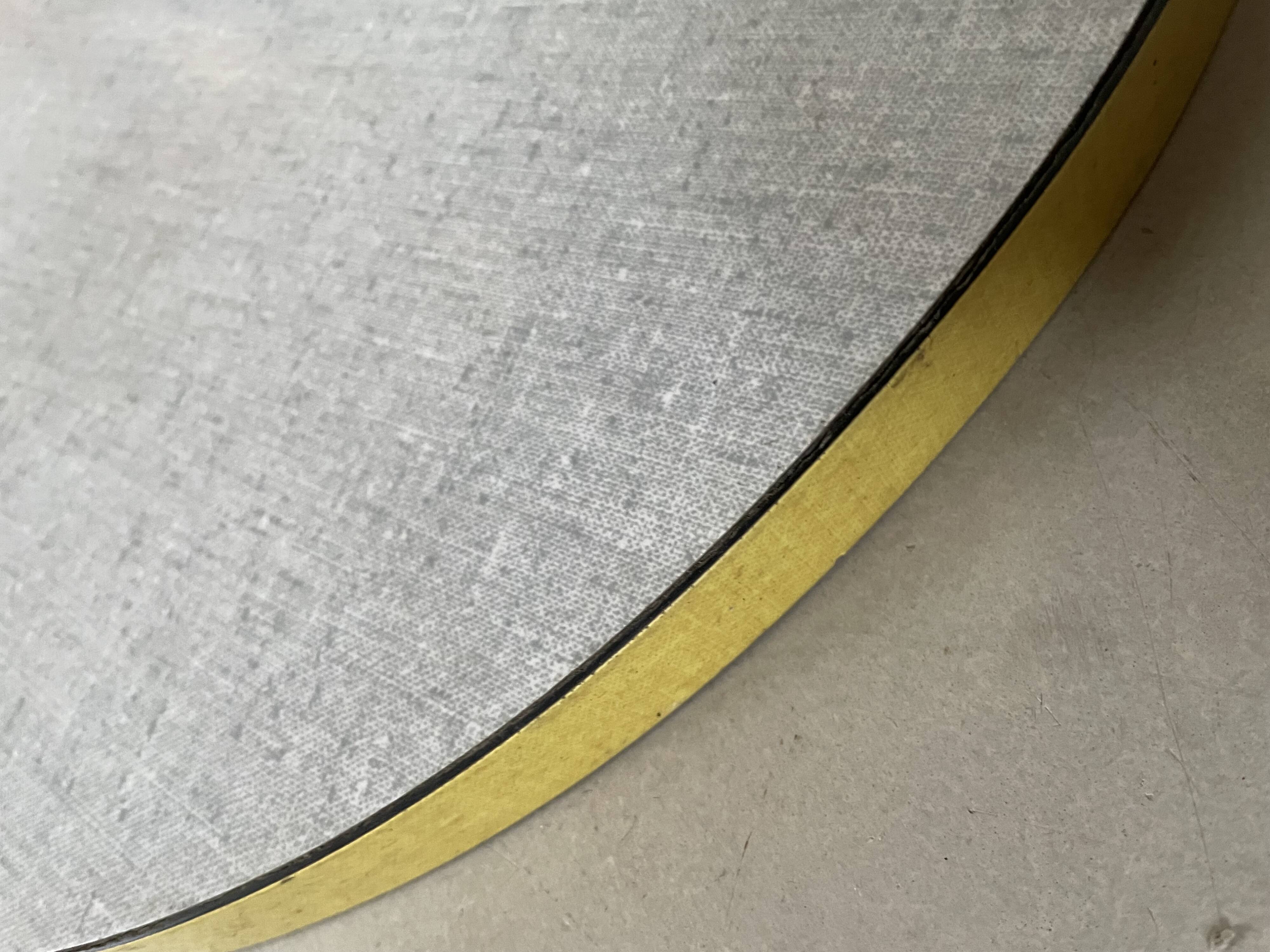 Set of 2 Formica corner shelves