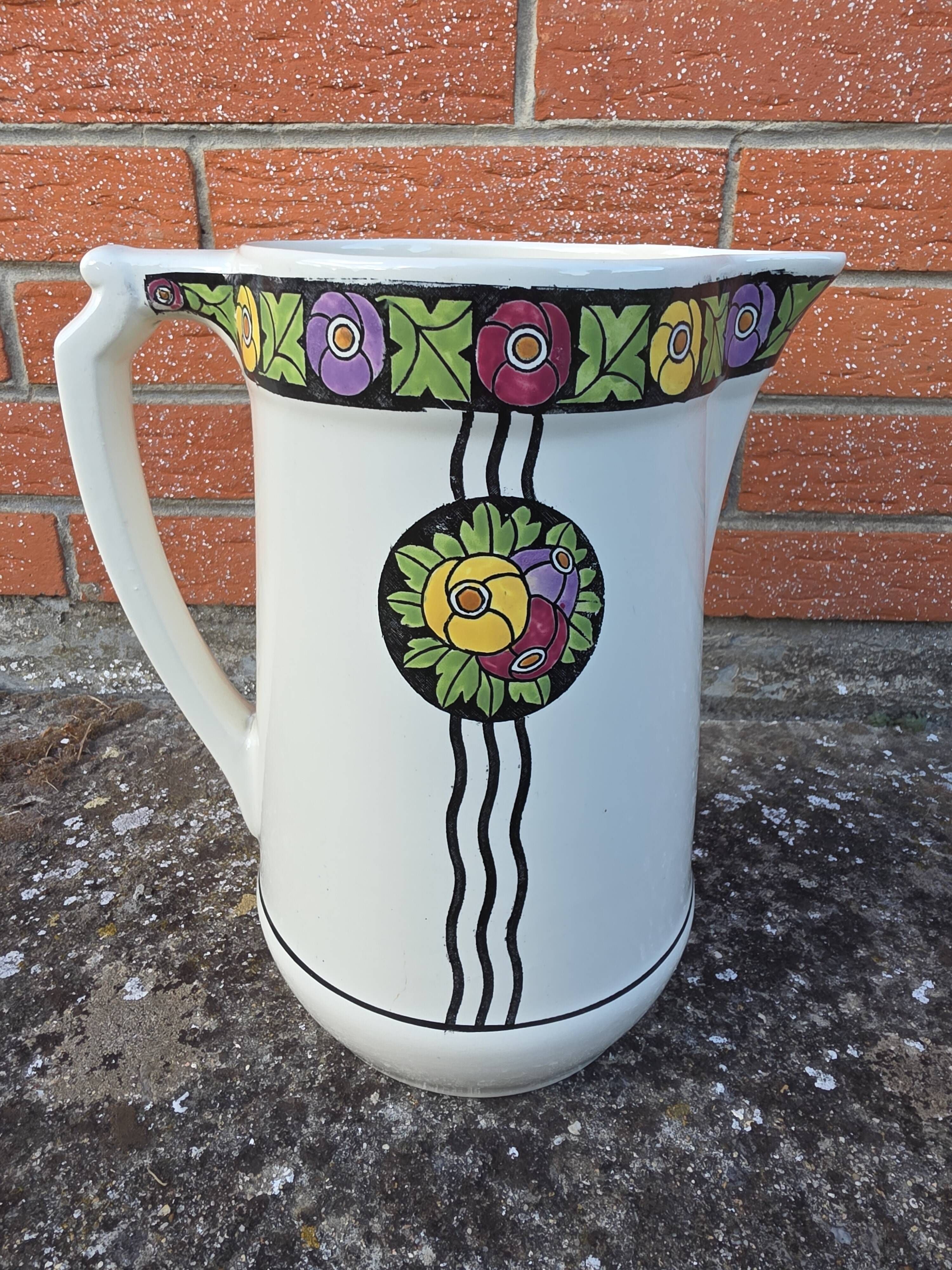 Large Art Deco jug 1930 Boch Frères Keramis – Charles Catteau