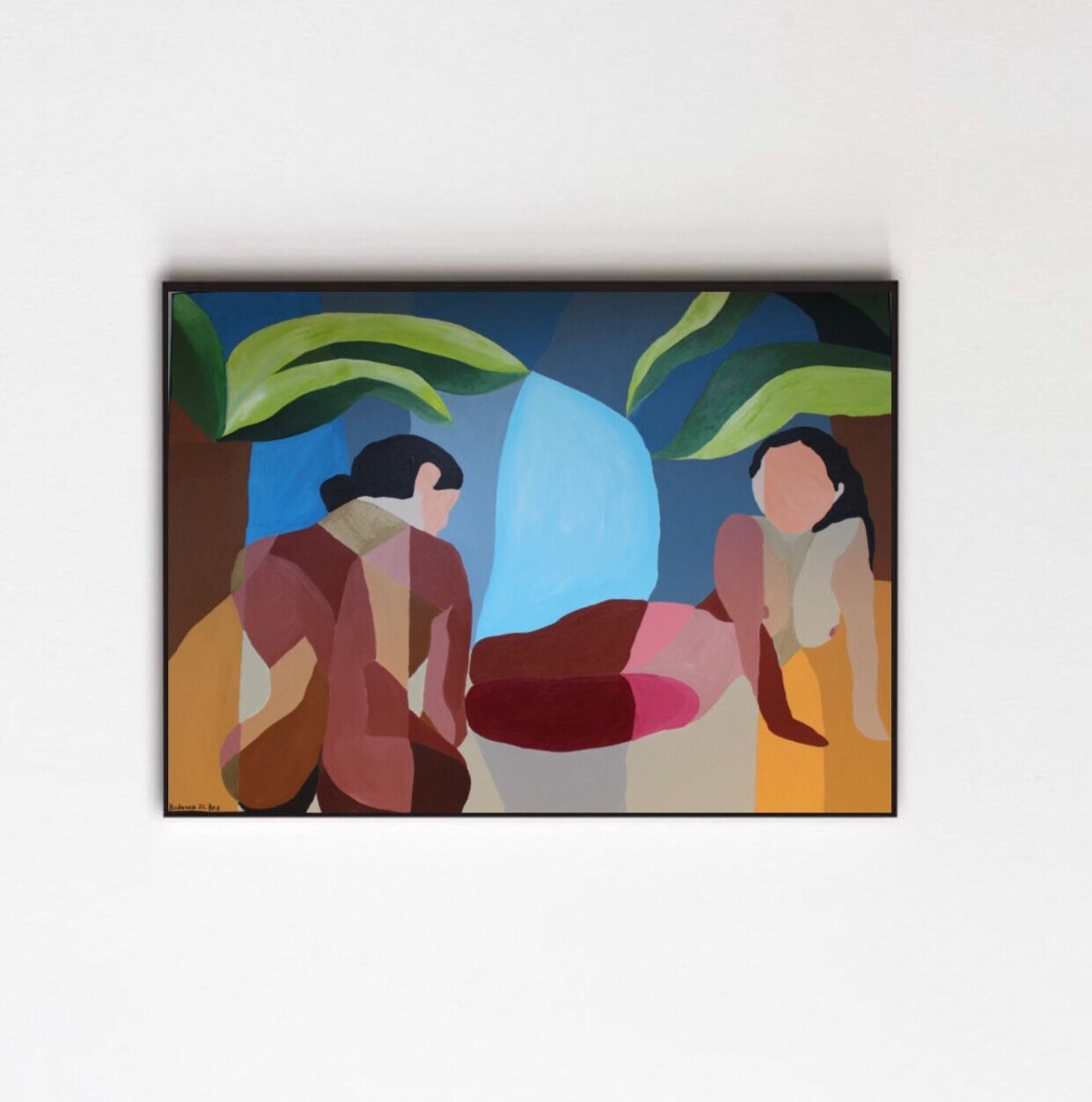 Acrylic painting 100x81cm colorful