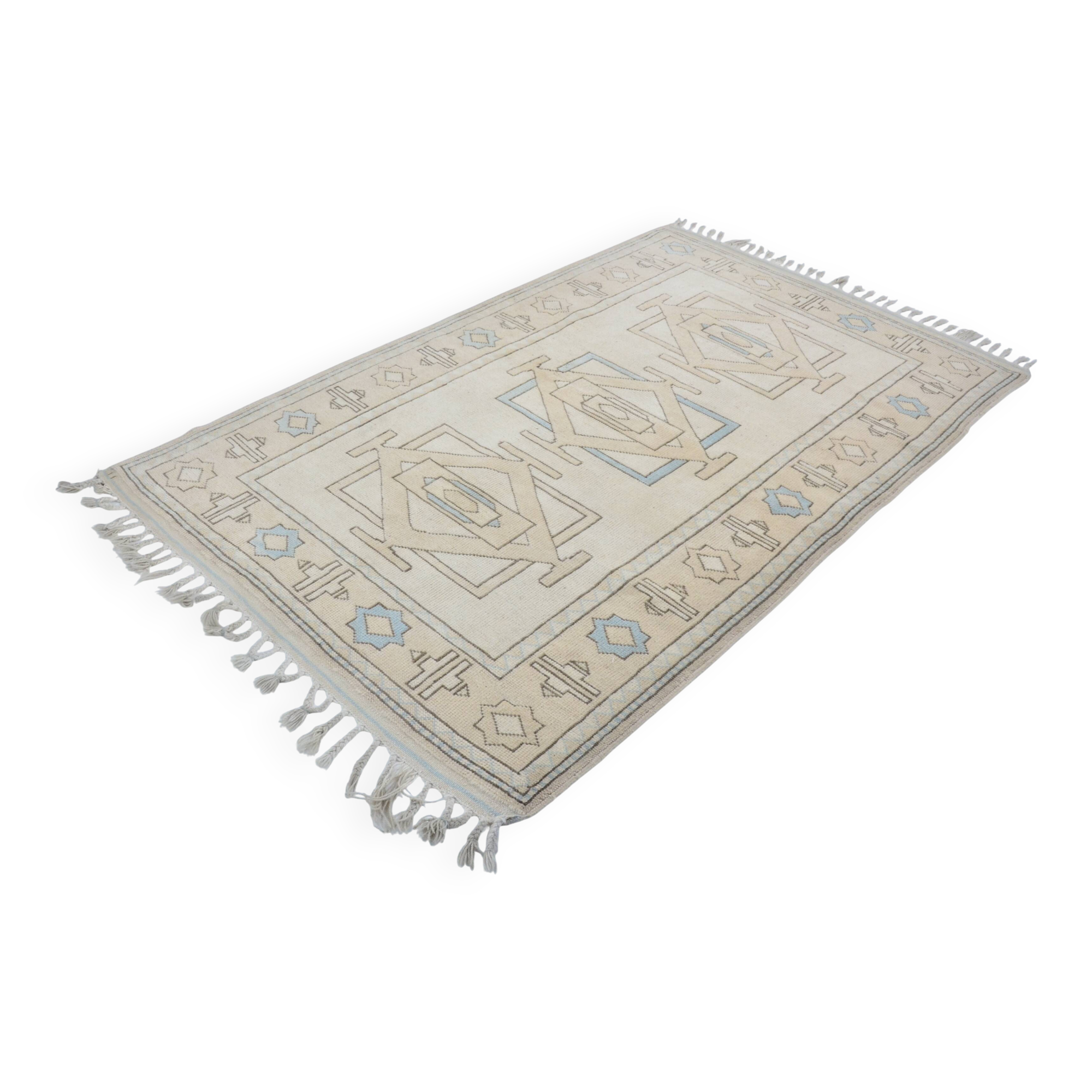 Turkish Oushak handmade rug sku 3594