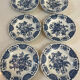 6 assiettes porcelaine anglaise « Windsor » Ridgway 1792 Staffordshire