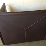 2-seater leather leolux sofa